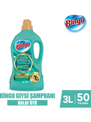 Bingo Giysi Şampuanı 2ın1 Kolay Ütü 3L