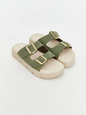 Lc Waikiki Yeni Sezon Çift Bantlı Kadın Terlik