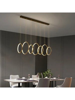 Ronisu Aydınlatma Bella Vista Geometrik Sıralı LED Avize Ra-Avz- 1348-89-62