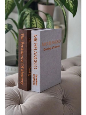 Bgv Home 2’li Kumaş Kaplı Kitap Görünümlü Dekoratif Kutu | Hediye & Takı Kutusu