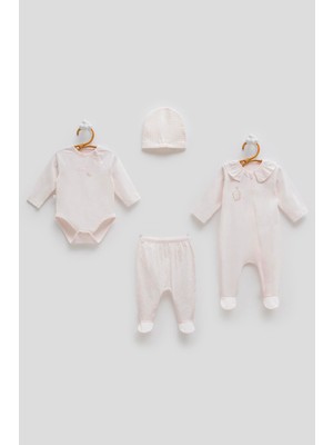 Caramell Montella Premium 4'lü Set Kız Pembe