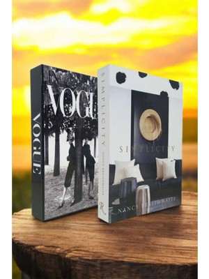 Bgv Home Dekoratif Kitap Görünümlü Içi Açılabilir Kutu 2 Adet