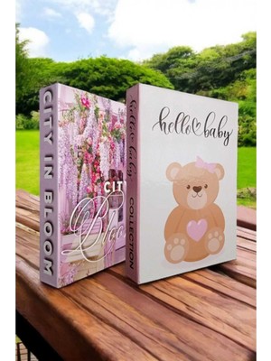 Bgv Home Dekoratif Kitap Görünümlü Içi Açılabilir Kutu 2 Adet