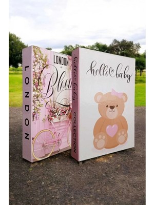 Bgv Home Dekoratif Kitap Görünümlü Içi Açılabilir Kutu 2 Adet