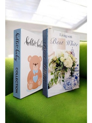 Bgv Home Dekoratif Kitap Görünümlü Içi Açılabilir Kutu 2 Adet