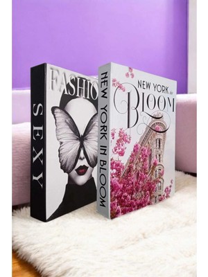 Bgv Home Dekoratif Kitap Görünümlü Içi Açılabilir Kutu 2 Adet