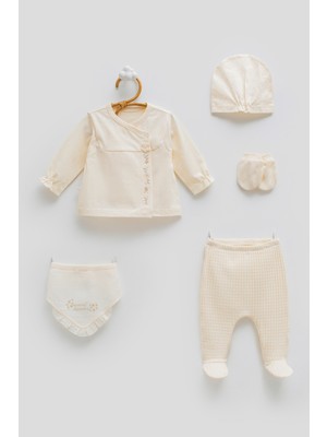 Caramell Linen Premium 5li Set Kız Bej