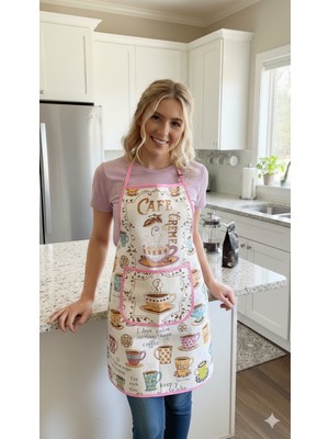 Sungur Çeyiz Mutfak Önlüğü Düğme Havlulu