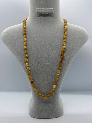 Bazarhane Damla Kehribar Kolye