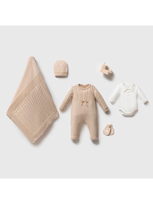 Nipperland 6'lı Triko Unisex Lucas Set Bej