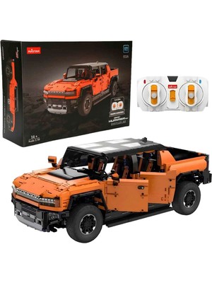 1:10 Hummer Ev USB Şarjlı Uzaktan Kumandalı Model Araba Yapım Seti 3851 Parça