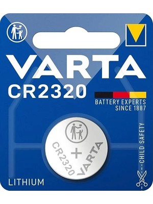 Varta CR2320 3V Elektronik Lityum Pil Germany