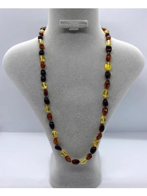 Bazarhane Damla Kehribar Kolye