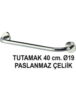 Onno Tutamak 40CM Ø19 Paslanmaz Çelik