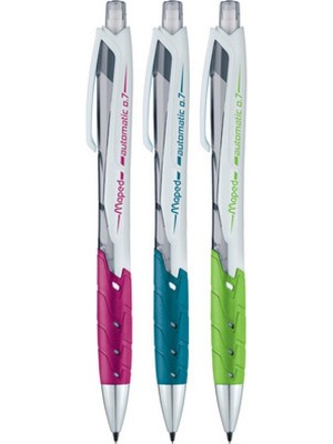 Maped 0.7 mm Uç Boyutlu Otomatik Versatil Kalem Pembe Gövde ile Ergonomik Tasarım