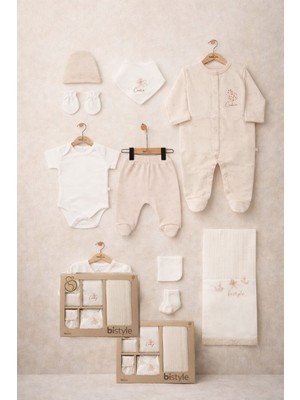 Bistyle Gots Sertifikalı 10LU Set Make Happy Taş Rengi-Kız