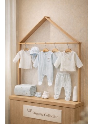 Caramell Sicilia Premium Müslin 10LU Set Erkek Mavi