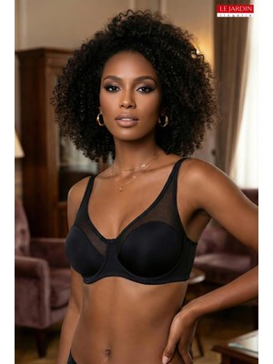 Renklime Le Jardin Tül Kaplı Soft Cup Sütyen - LJ9200C