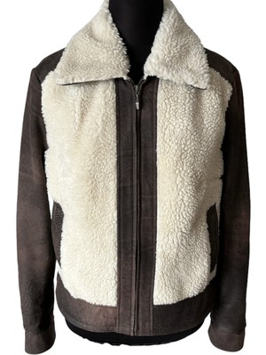 Asus Deri - Aspına - Kadın Hakiki Deri ve Peluş Ceket