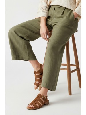 Albini Kadın Deri Süet Sandalet 26108025Y