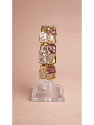 Pastel Işıltılı Kare Kesim Bileklik