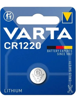 Varta CR1220 Lithium Pil Tekli Kart