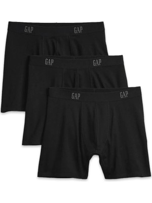 Gap 8701135 V-3pk Bb Basic Boxer Siyah Erkek Iç Giyim