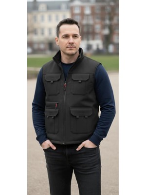 Hamitogulları Siyah Softjell Yelek