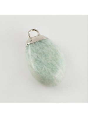Zero Land Storozde Akik Doğaltaş Kolye Ucu - Yeşil