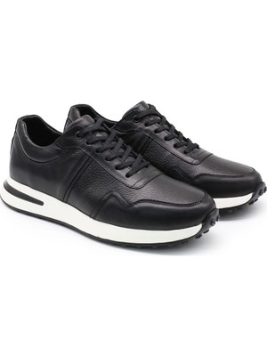 Erkek Hakiki Bufalo Baskı Deri Konforlu Eva Taban Günlük Ayakkabı