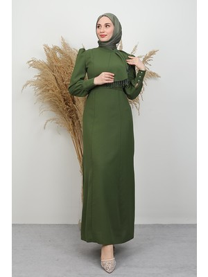 Gülay Taşlı Abiye Haki