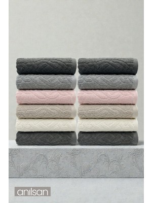 Anılsan 25'li Isba El Havlusu - 50X80 Cm, 170 Gr, %100 Pamuk, Spa ve Otel Havlusu
