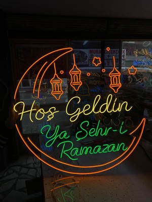 Neonled "hoş Geldin Ya Şehr-I Ramazan" Neon LED Dekoratif Aydınlatma