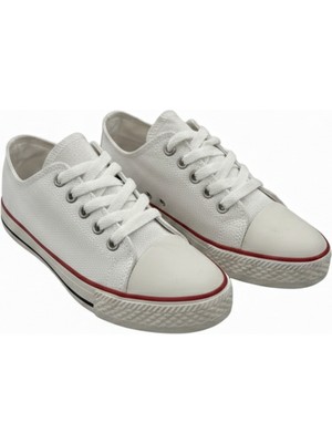 Rexba Minimalist Vedinamik Beyaz Klasik Kanvas Sneakers