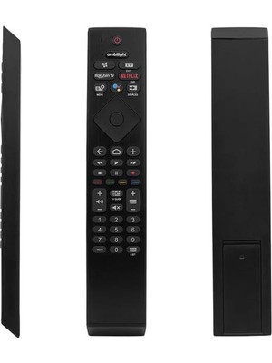 Weko Philips YKF474-B003 Ambılıght Netflix - Rakuten Tv Tuşlu Ses Komutsuz LED Tv Kumanda