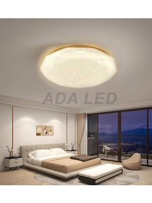 2 ( Adet ) Adaled 48 W Elmas Model Sıva Üstü LED Panel ( Çapı 48 cm )