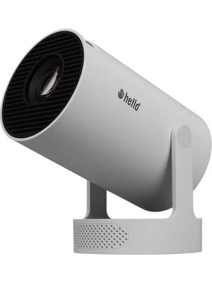 Hello HY300PRO Android 11 Akıllı LED Ayarlanabilir Projeksiyon Fhd Kablosuz Görüntü Aktarım Destekli Ev Sinema Sistemi