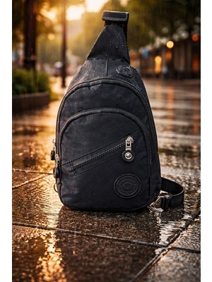 Anıl Bags Krinkıl Su Geçirmez Çanta, Çapraz Askılı Omuz ve Göğüs Çantası