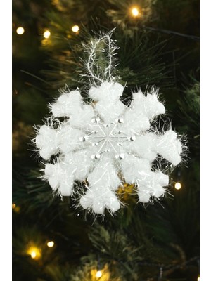 Zero Land Storozde Kartanesi Yılbaşı Ağaç Süsü 15 cm - Beyaz