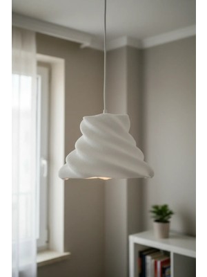 Pamuk's Design Modern Stroom Beton Dokulu Dekoratif Sarkıt Avize