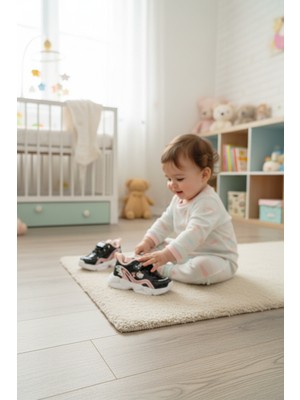 Enoch Hello Kitty Karakter Figürlü ve Kanat Detaylı Kız Çocuk Ilk Adım Spor Ayakkabı