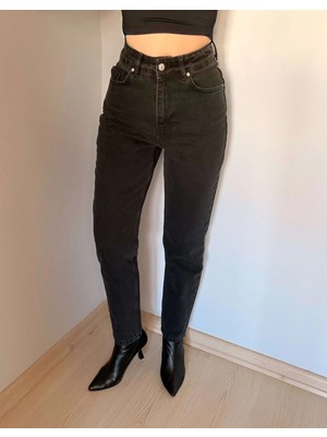 Siyah Dlv Mom Jean