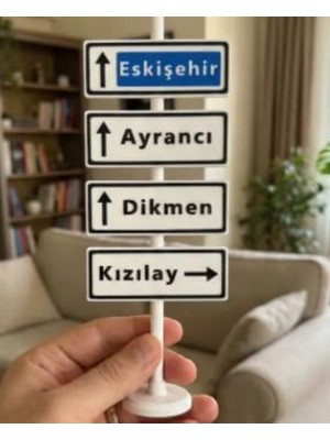 Razmo Housetrend Ikonik Fenomen Masaüstü Dekoratif Ankara Kızılay Sign Levhası