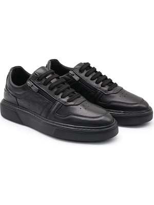 Hakiki Deri Erkek Günlük Ayakkabı - Dana Derisi Astarlı & Hafif Eva Taban