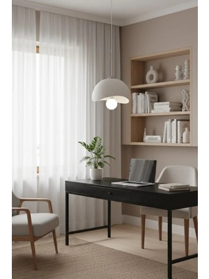 Pamuk's Design Rustik Iskandinav Serisi Beton Görünümlü Sarkıt Çevre Dostu Avize( E27AMPUL Hediyeli)