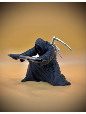 Razmo Ölüm Meleği Azrail Kalemlik - Özel Masaüstü Dekorasyonu Biblo Gotik- Grim Reaper Pen Holder - Custom Desktop Decoration