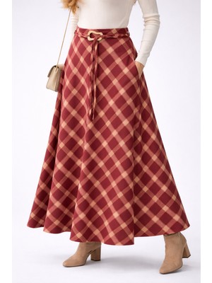 Öztaşgın Asil Ekoseli Çan Etek