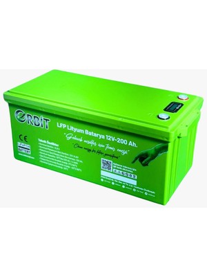 Orbit 12V 200AH Marin Lityum Lifepo4 Akü