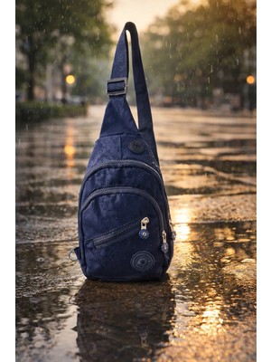 Anıl Bags Krinkıl Su Geçirmez Çanta, Çapraz Askılı Omuz ve Göğüs Çantası