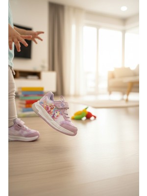 Enoch Kahraman Figürlü ve Grafik Panel Detaylı Ilk Adım Bebek Ayakkabı